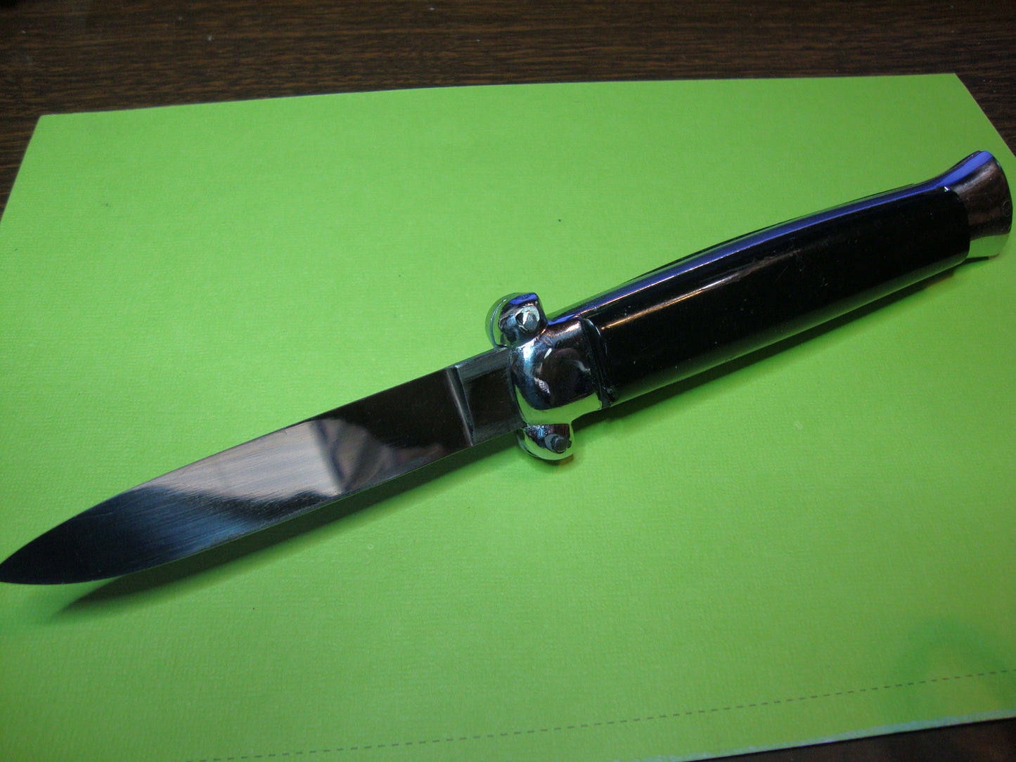 PATENT ROSTFREI Vintage 21cm Italian OTF DA automatic knife New Old Stock