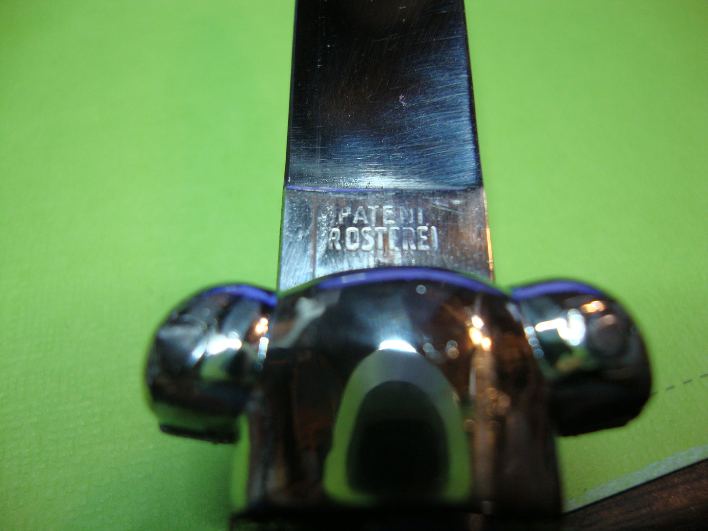 PATENT ROSTFREI Vintage 21cm Italian OTF DA automatic knife New Old Stock