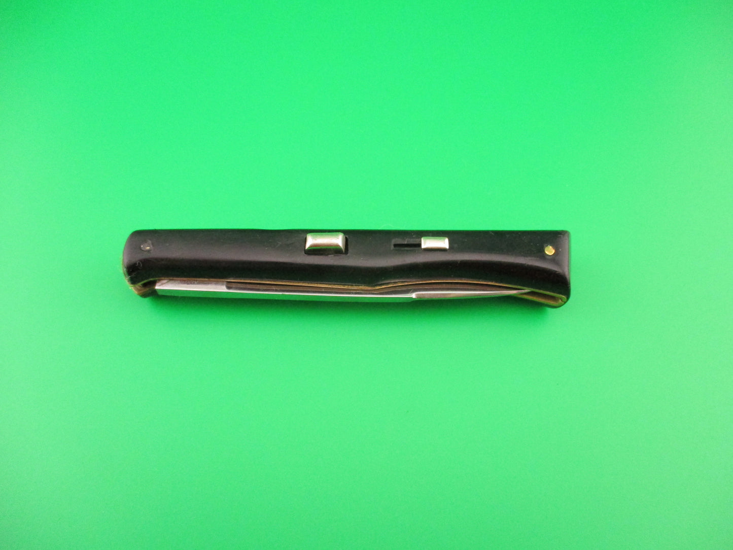 z Ackermannchen ROSTFREI 21cm Italian Rectangle button lockback automatic knife