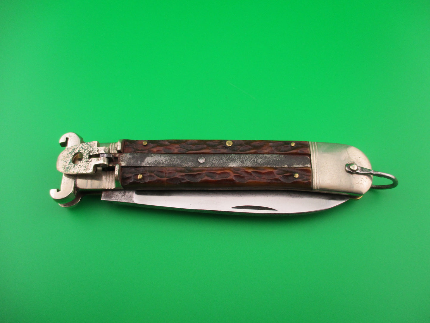 z BOKER 20cm GERMAN SHELL PULLER LEVER jigged bone vintage Johnny Cade knife