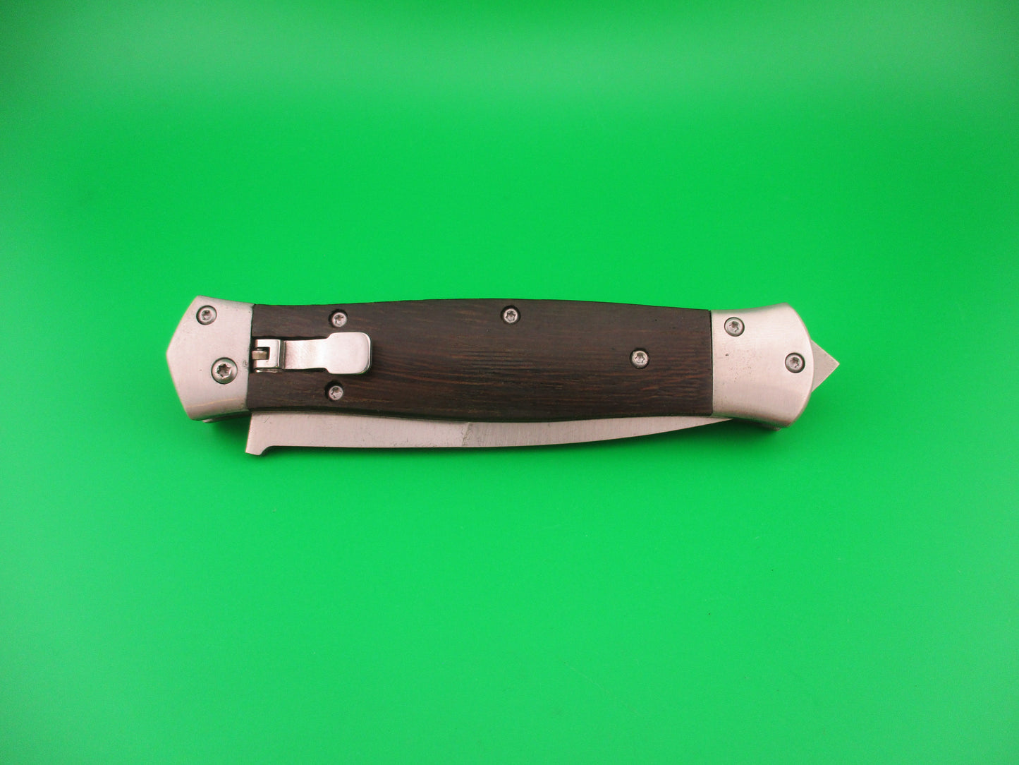 MIKOV style 23cm Forward Lever release automatic knife w bayonet blade