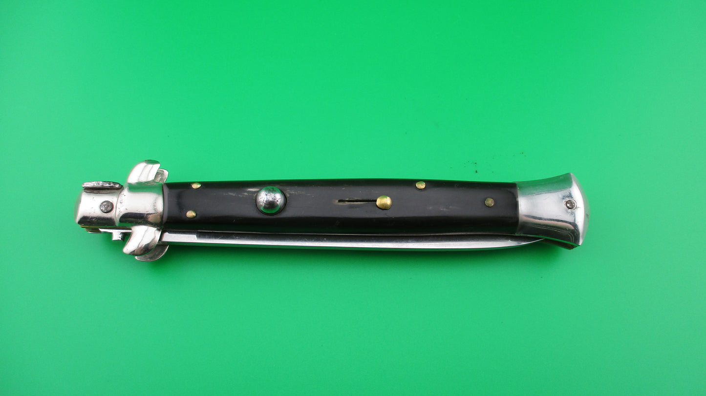 JAGUAR INOX 28cm Italian Stiletto swivel bolster Zoppis automatic knife