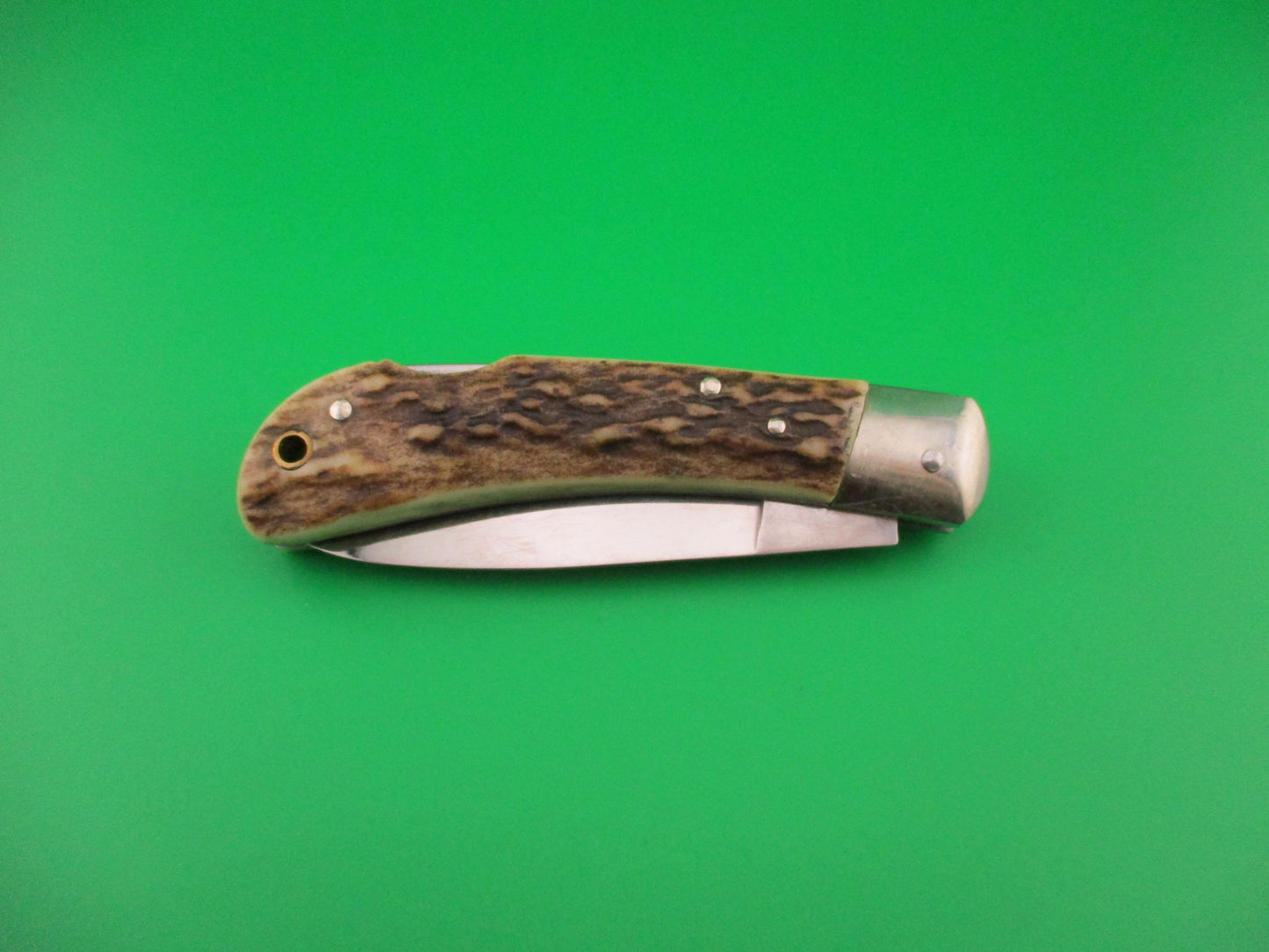 AKC MADE IN ITALY STAINLESS STEEL 18cm Italian Stag Speed Hunter automatic knife