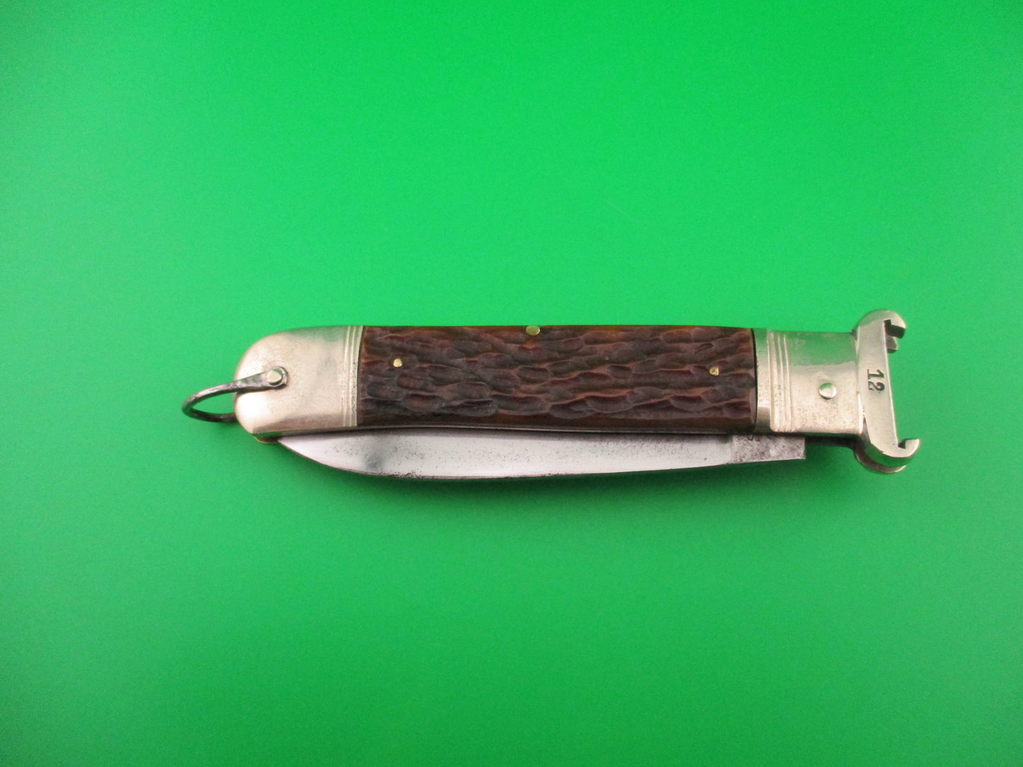 z BOKER 20cm GERMAN SHELL PULLER LEVER jigged bone vintage Johnny Cade knife