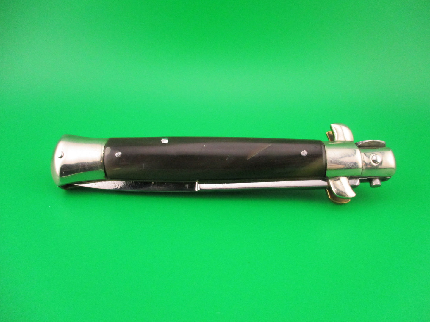 Sterile 23cm Italian Picklock Horn Bayonet Vintage 1950s automatic knife