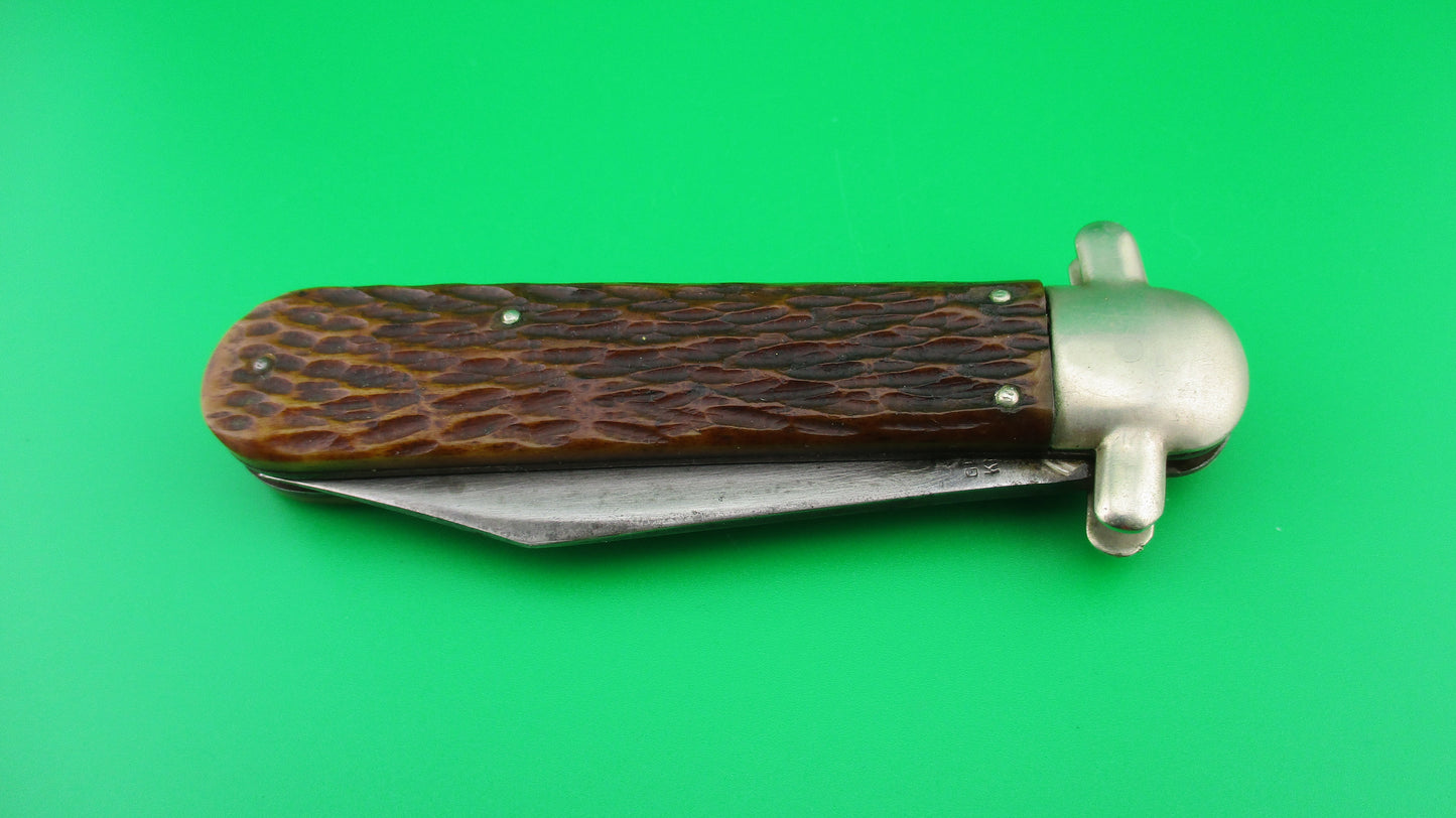 z PRESTO DERBY Scout 1940s Vintage American automatic knife