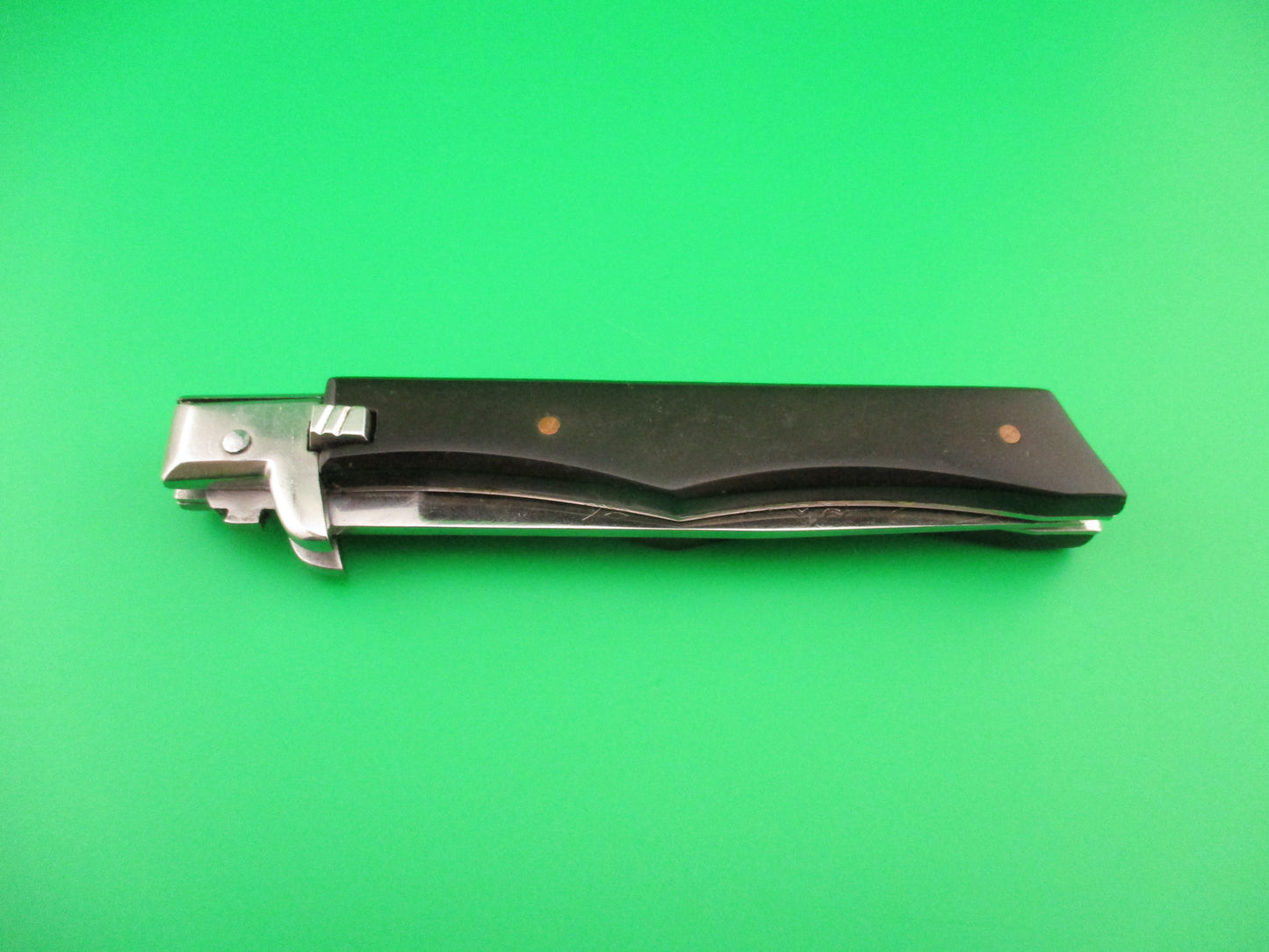 RPK 24cm Russian Prison Knife SHARK Swivel bolster Black & silver automatic knife