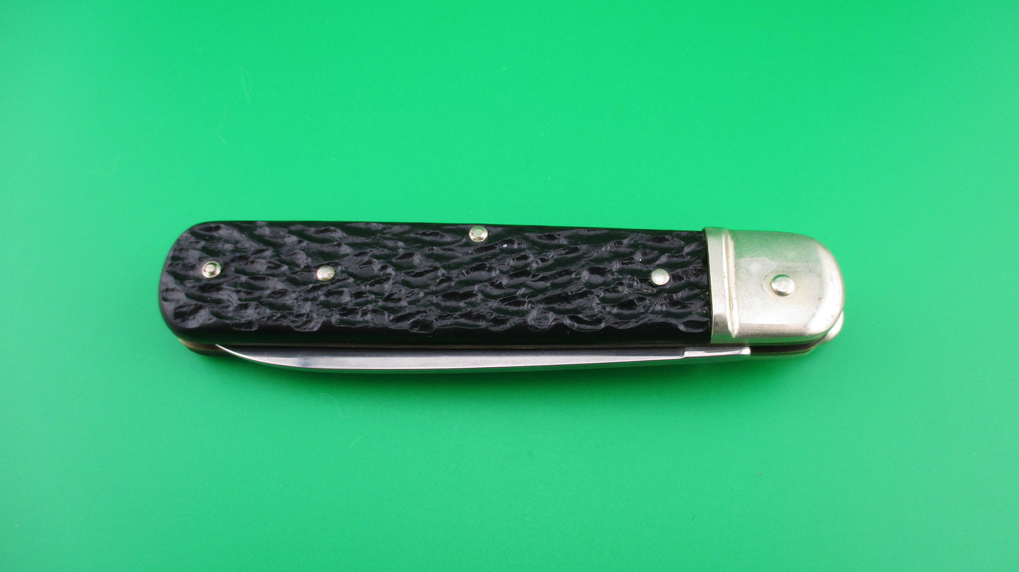 BOKER TREE BRAND CLASSIC 712 11cm German Lever automatic knife Black stag