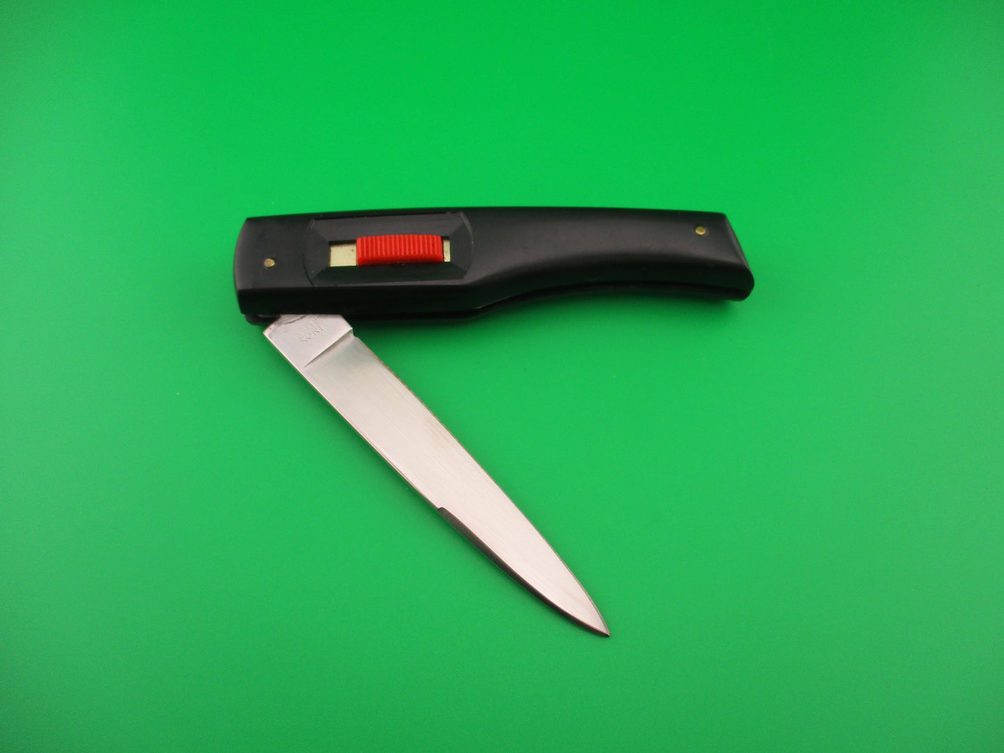 INOX PATENT 20cm Italian Collini Flylock automatic knife Red button