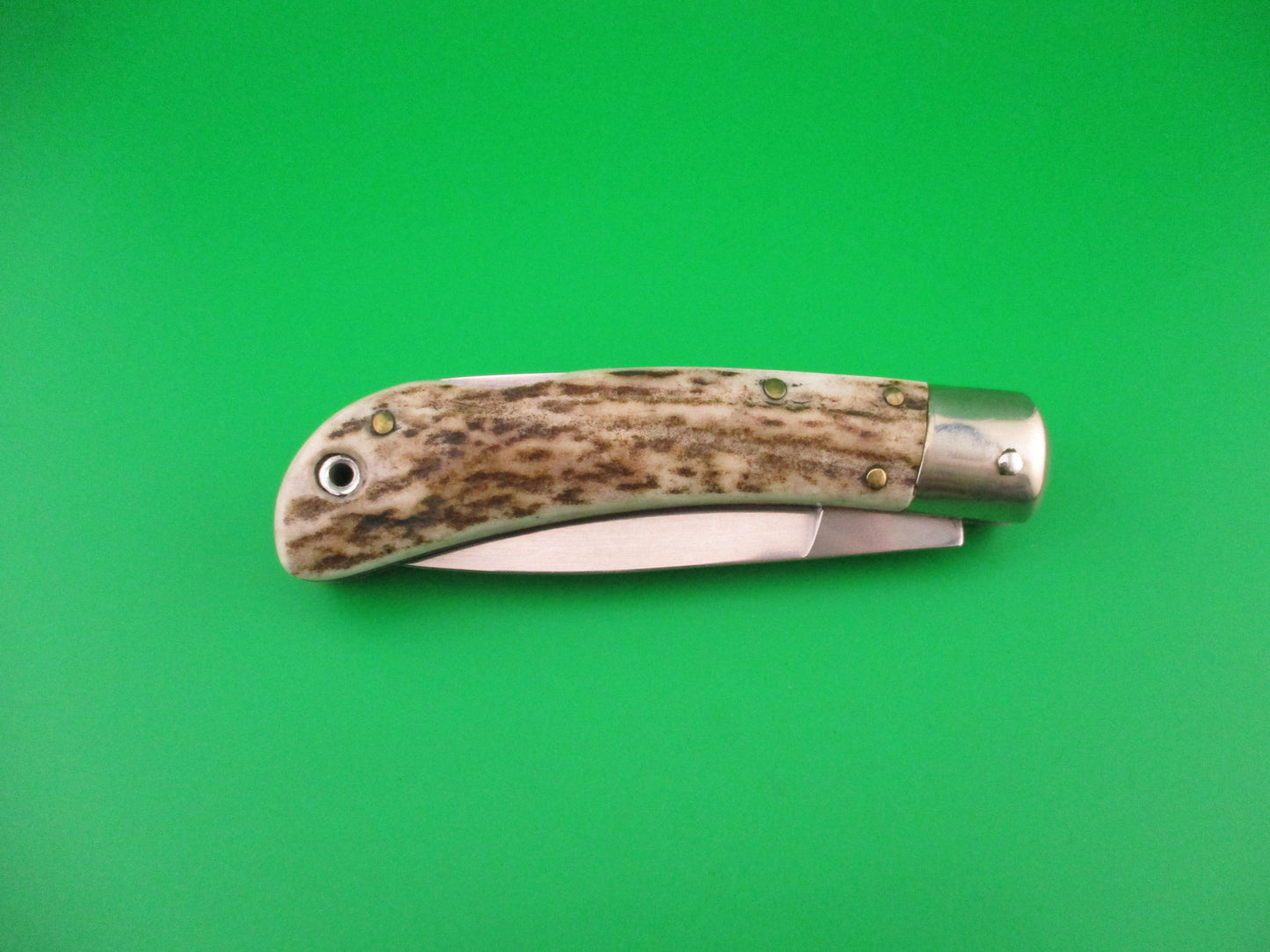 AKC ITALY Speed Hunter 18cm Italian Stag Skull automatic knife