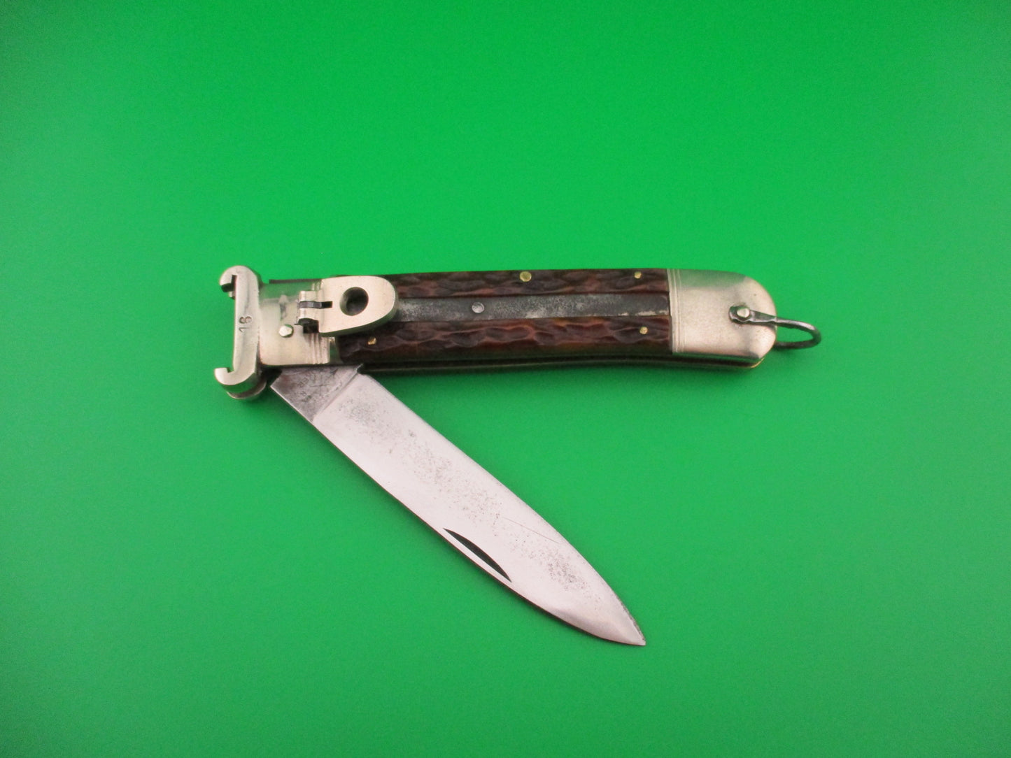z BOKER 20cm GERMAN SHELL PULLER LEVER jigged bone vintage Johnny Cade knife