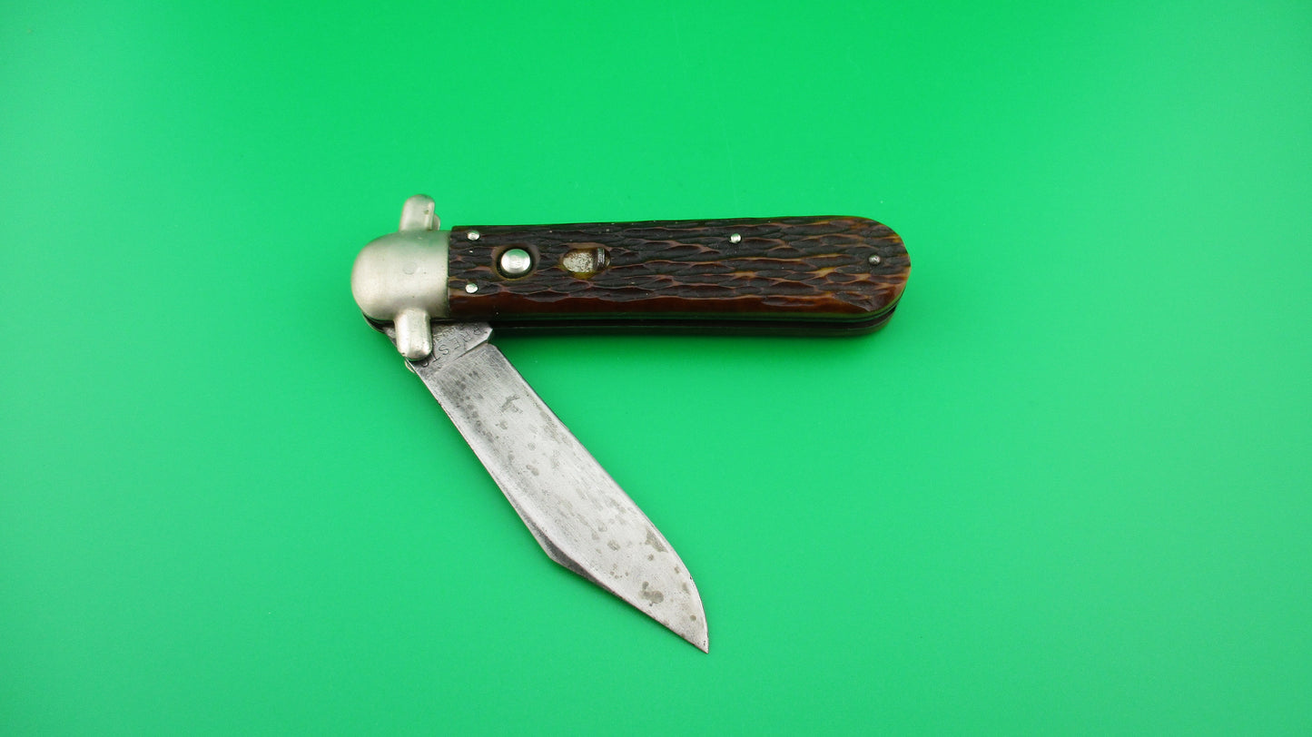 z PRESTO DERBY Scout 1940s Vintage American automatic knife