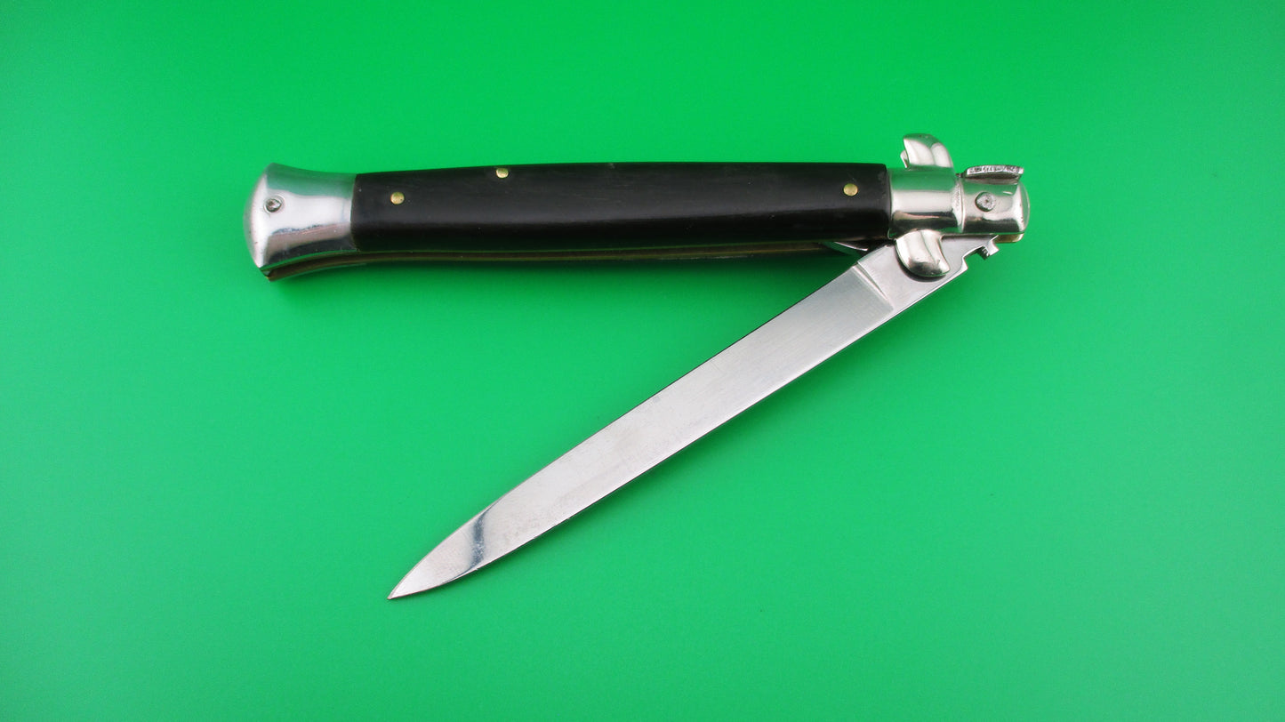 JAGUAR INOX 28cm Italian Stiletto swivel bolster Zoppis automatic knife