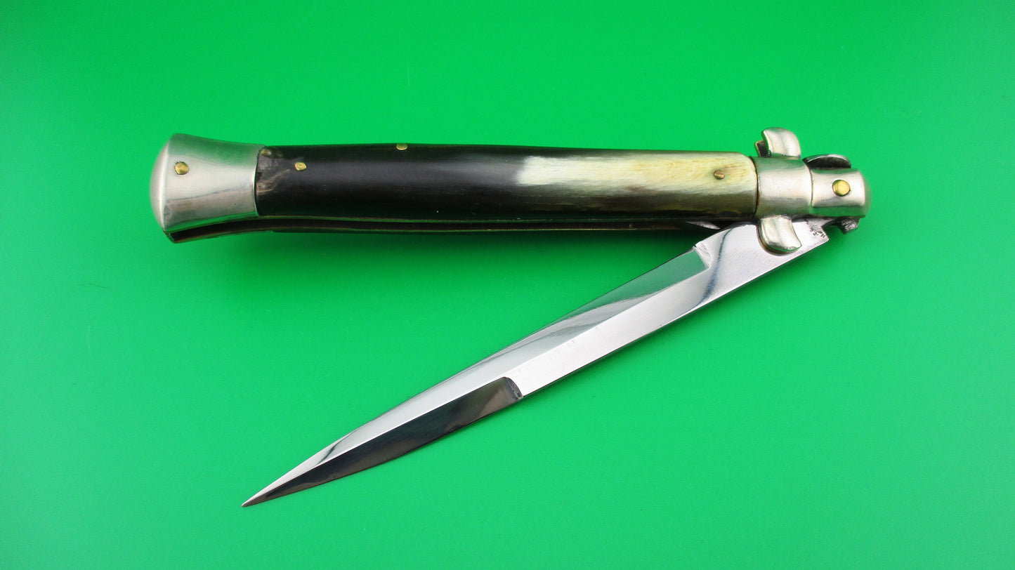 LATAMA ITALY 28cm Italian Picklock Vintage 1950s Horn Bayo automatic knife