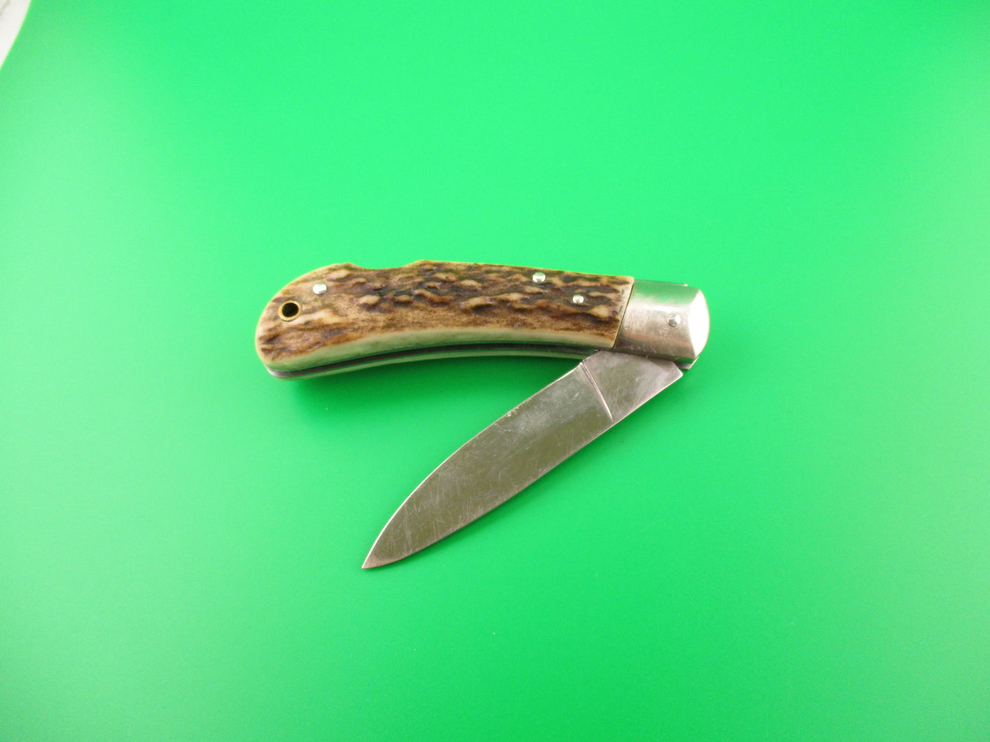 AKC MADE IN ITALY STAINLESS STEEL 18cm Italian Stag Speed Hunter automatic knife
