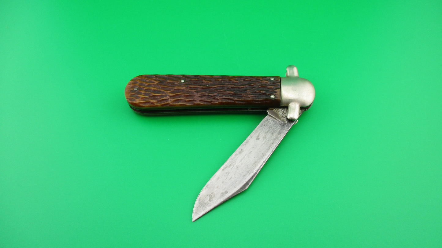 z PRESTO DERBY Scout 1940s Vintage American automatic knife