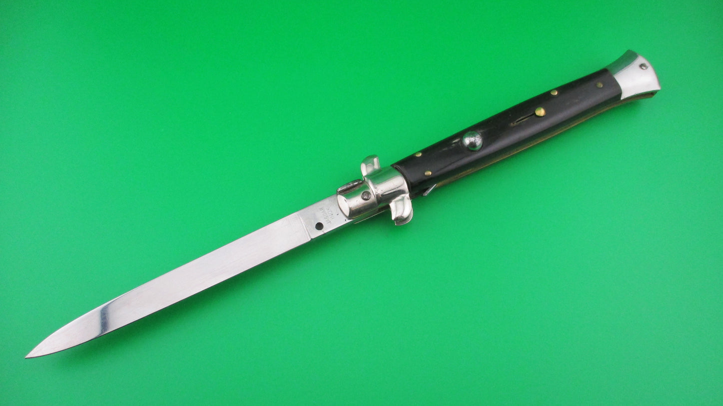 JAGUAR INOX 28cm Italian Stiletto swivel bolster Zoppis automatic knife