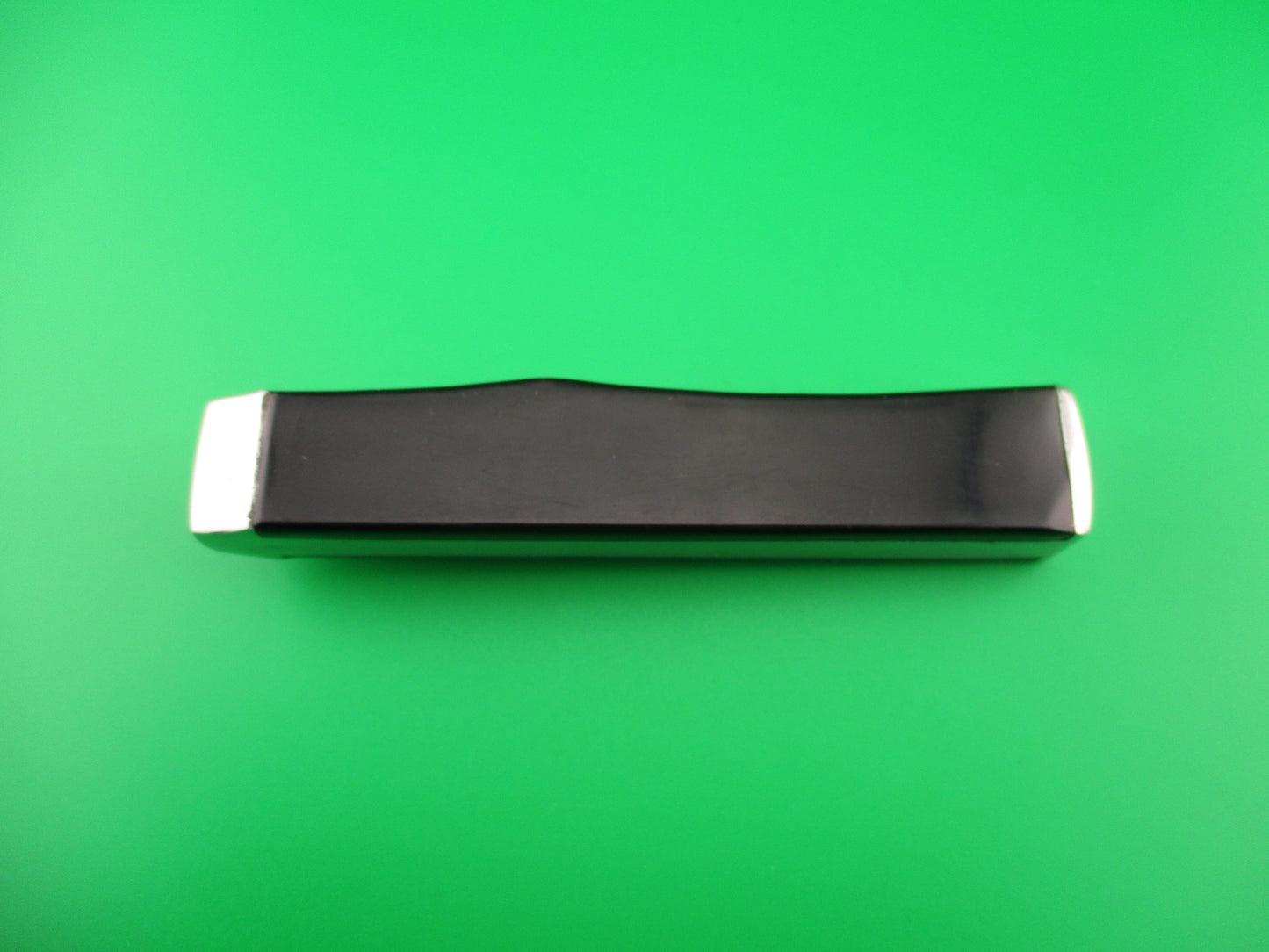 Spanish 22cm OTF Black Vintage silver shield aluminum frame DA knife NOS