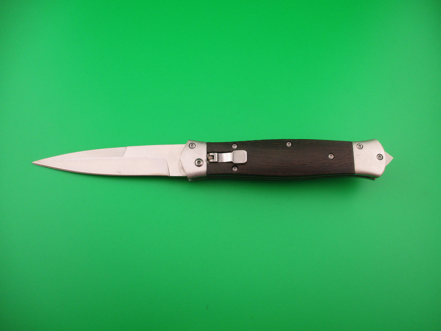 MIKOV style 23cm Forward Lever release automatic knife w bayonet blade