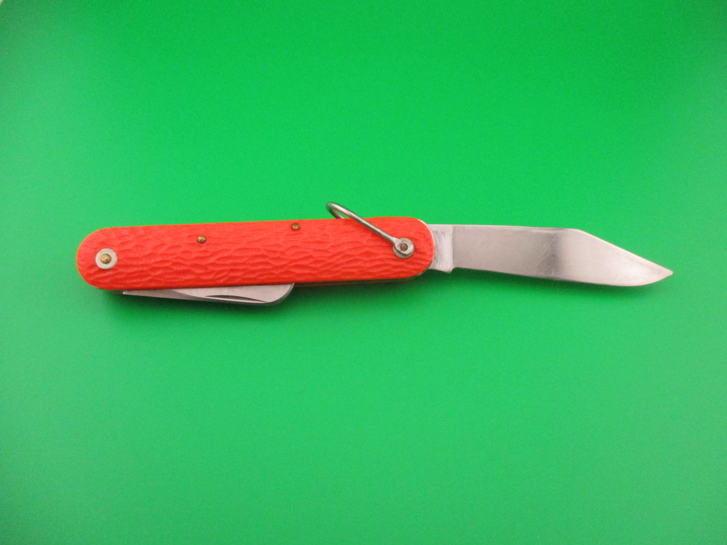 z CAMILLUS vintage MC1 Orange paratrooper automatic knife with hook blade