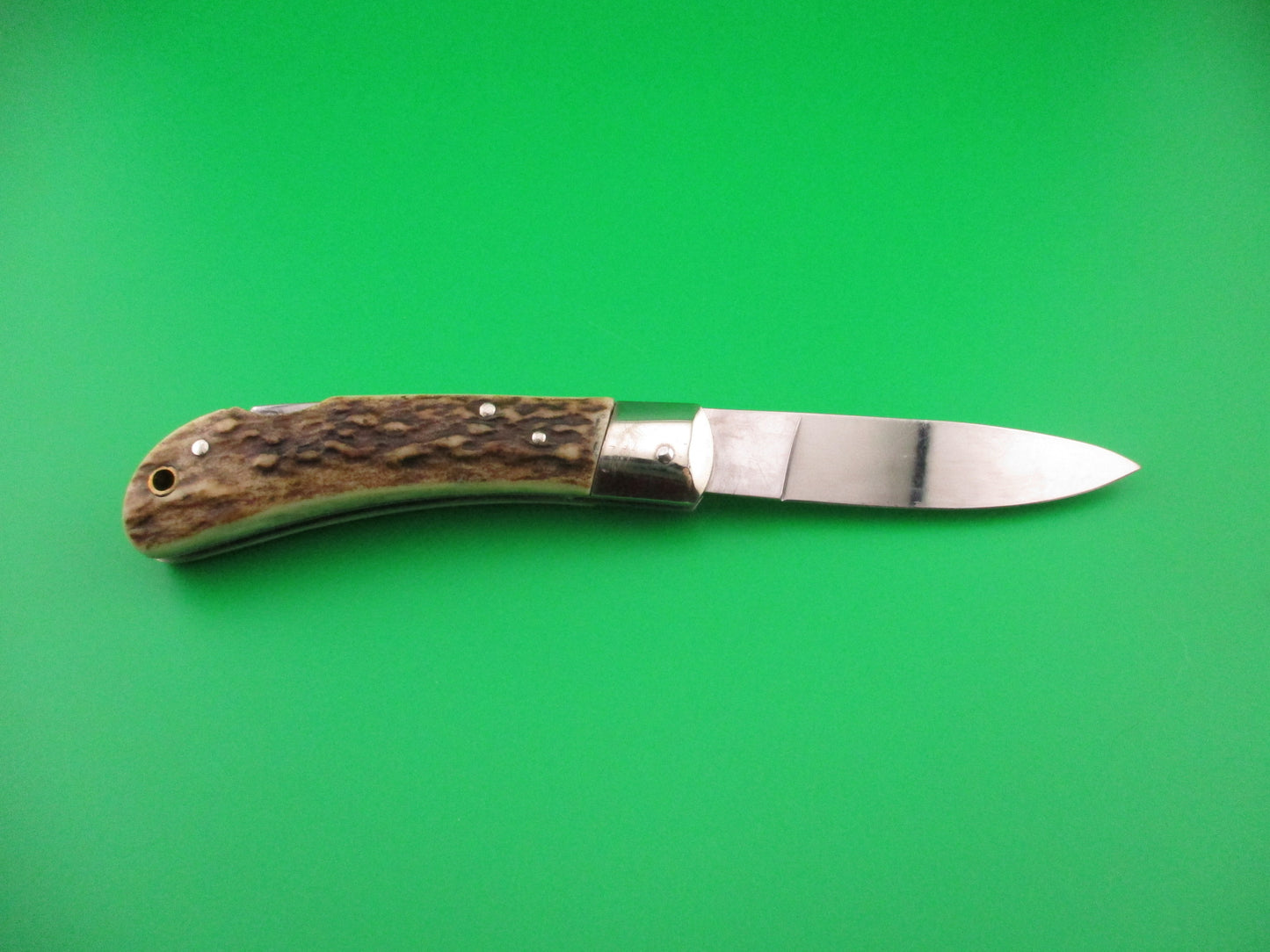 AKC MADE IN ITALY STAINLESS STEEL 18cm Italian Stag Speed Hunter automatic knife