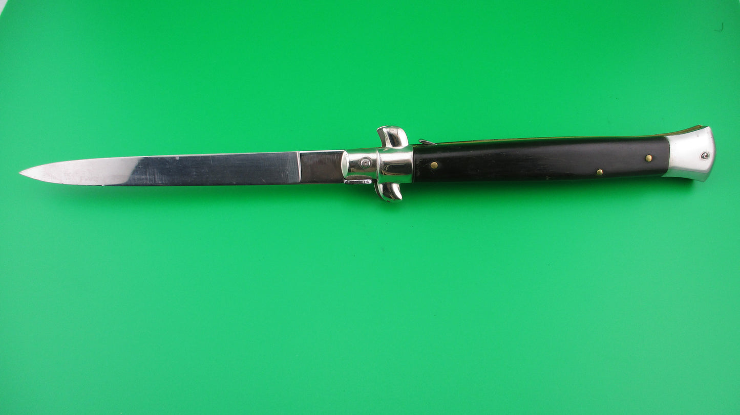 JAGUAR INOX 28cm Italian Stiletto swivel bolster Zoppis automatic knife