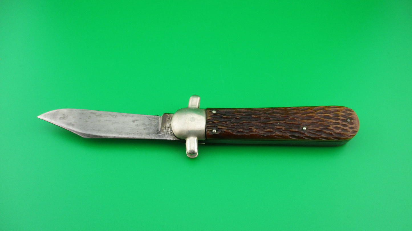 z PRESTO DERBY Scout 1940s Vintage American automatic knife