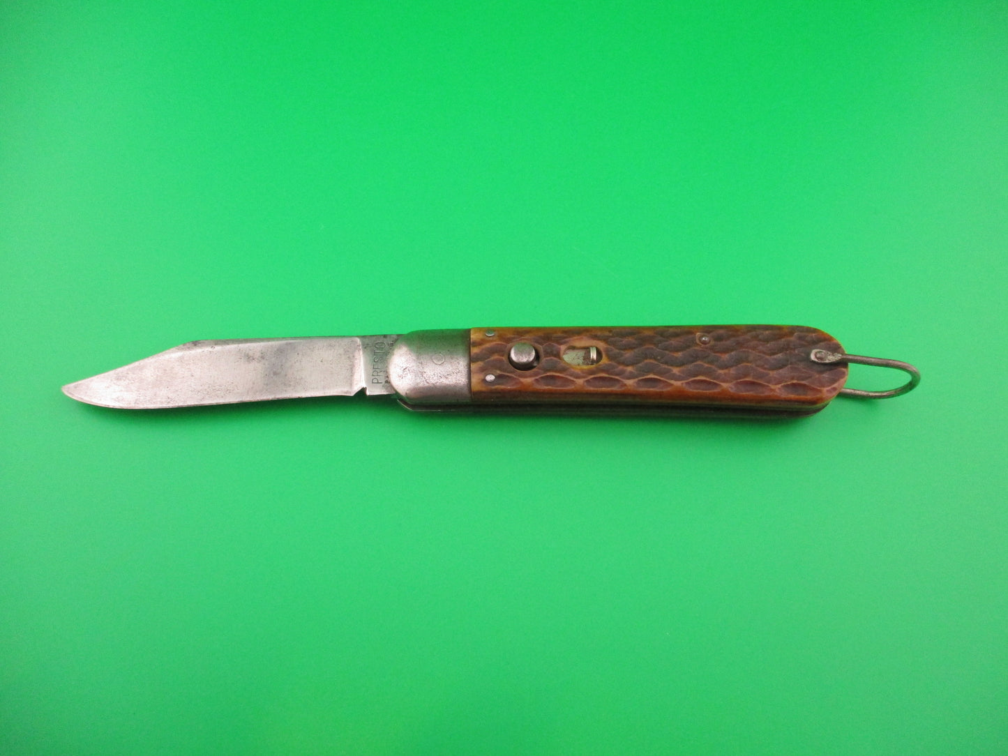 PRESTO M2 Bone WWII vintage Paratrooper automatic knife