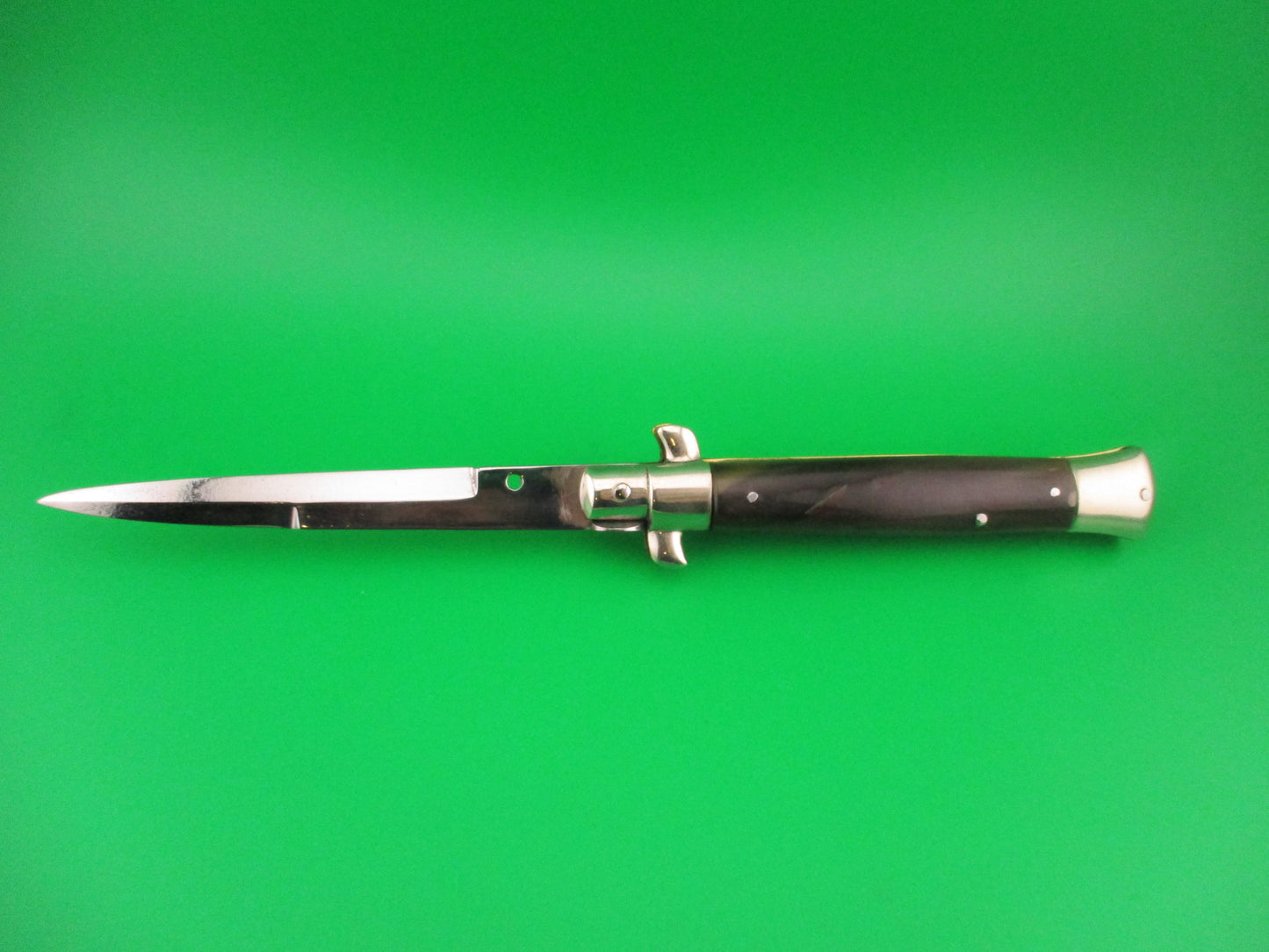 Sterile 23cm Italian Picklock Horn Bayonet Vintage 1950s automatic knife