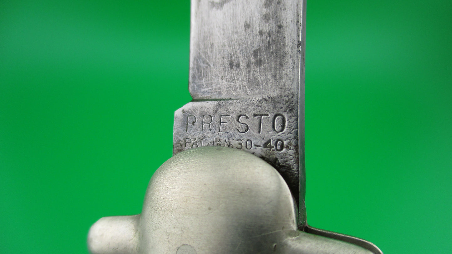 z PRESTO DERBY Scout 1940s Vintage American automatic knife