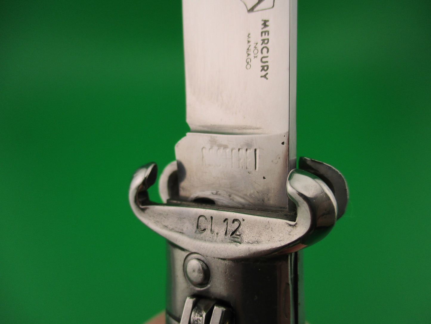 ROSTFREI MERCURY INOX MANIGO 20cm Italian Shell Puller Stag Lever Johnny Cade style switchblade
