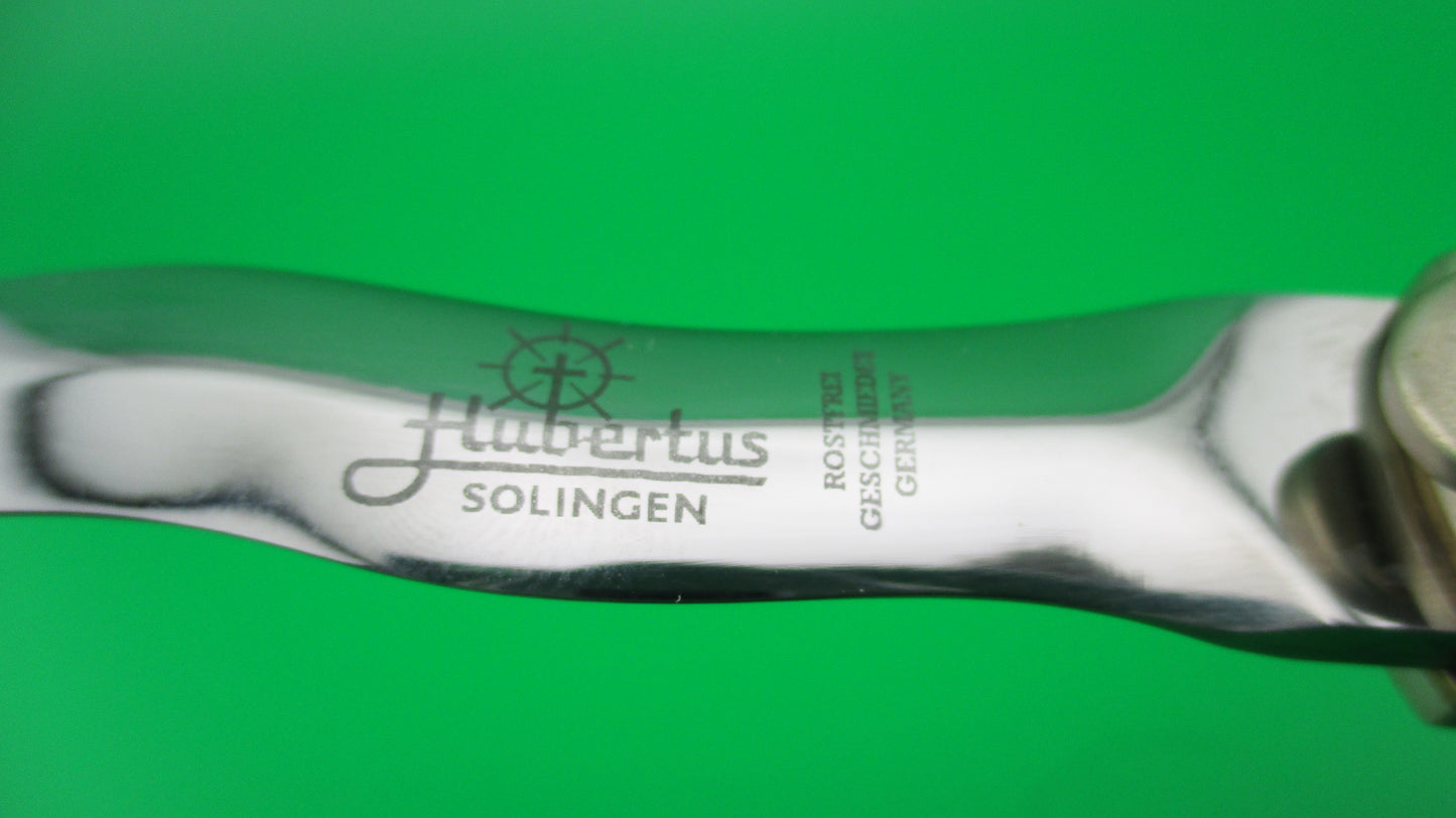 Hubertus 26cm German Slimline Stag KRIS blade Lever automatic knife
