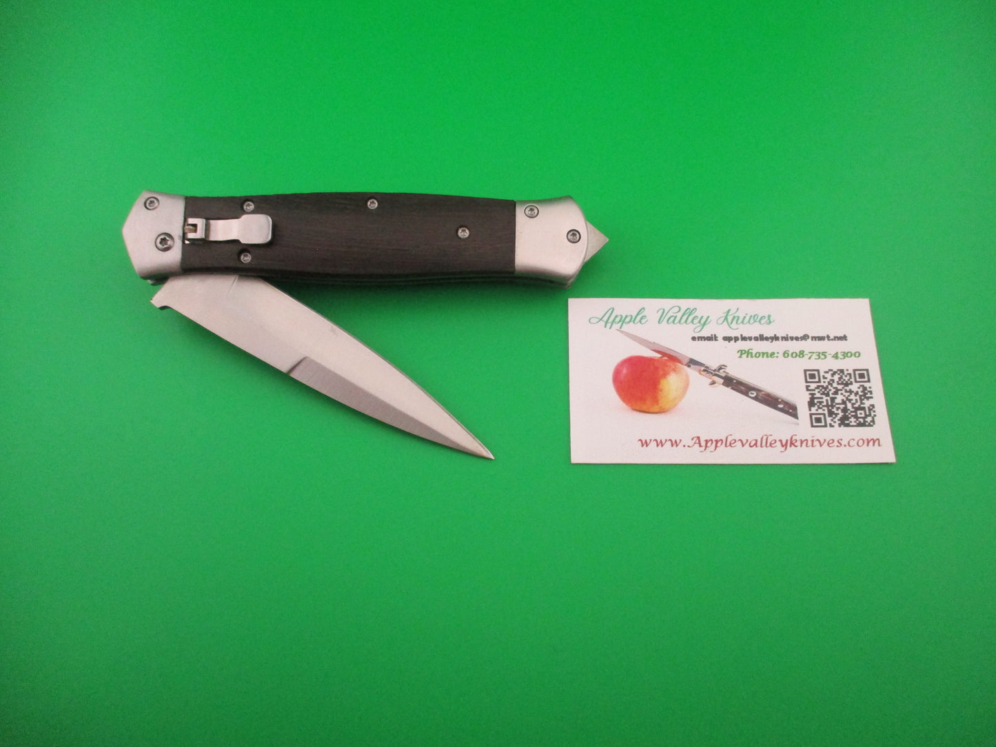 MIKOV style 23cm Forward Lever release automatic knife w bayonet blade