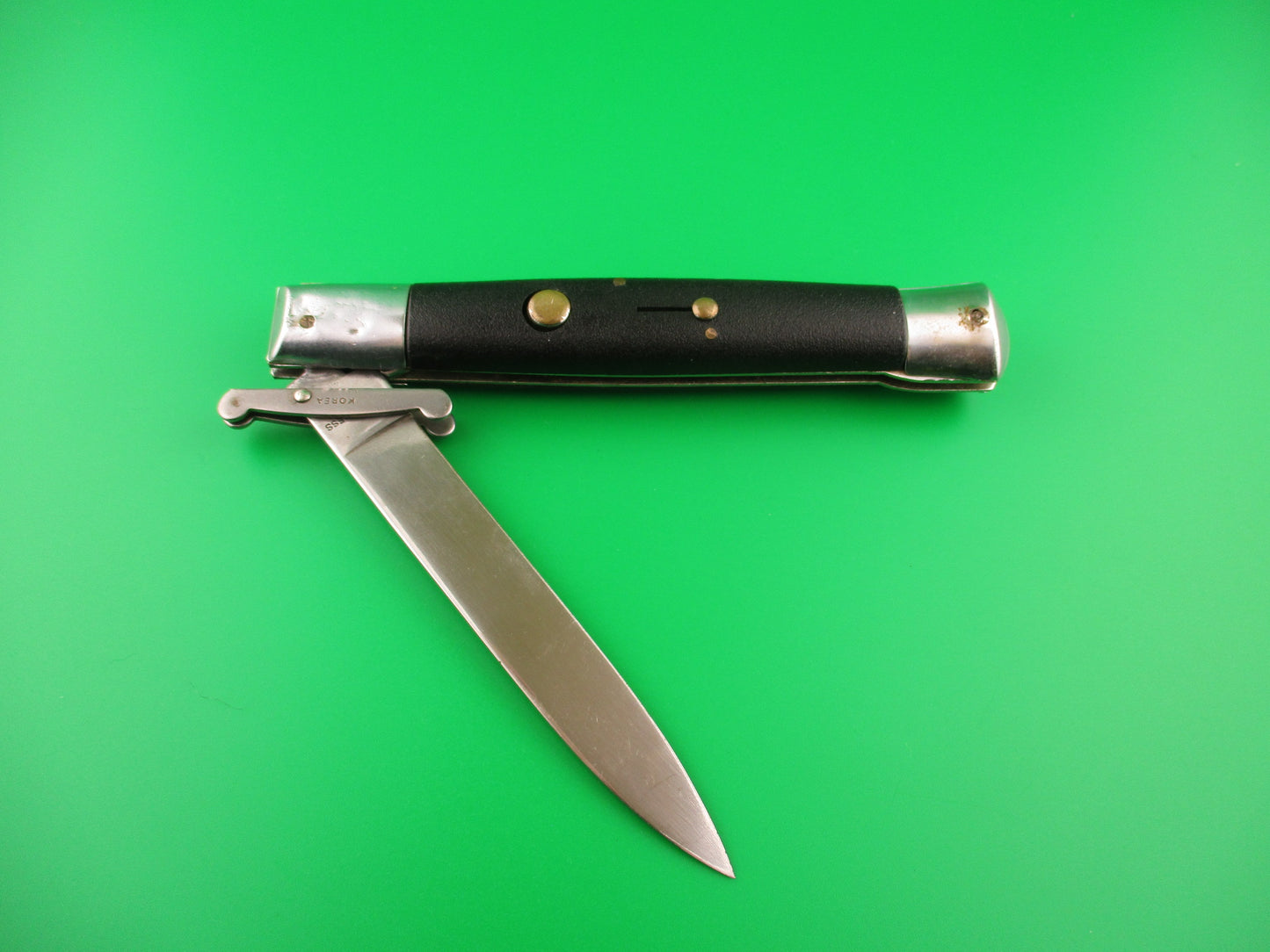 STAINLESS STEEL KOREA 26cm Korean Rizzuto Vintage clone swing guard automatic knife