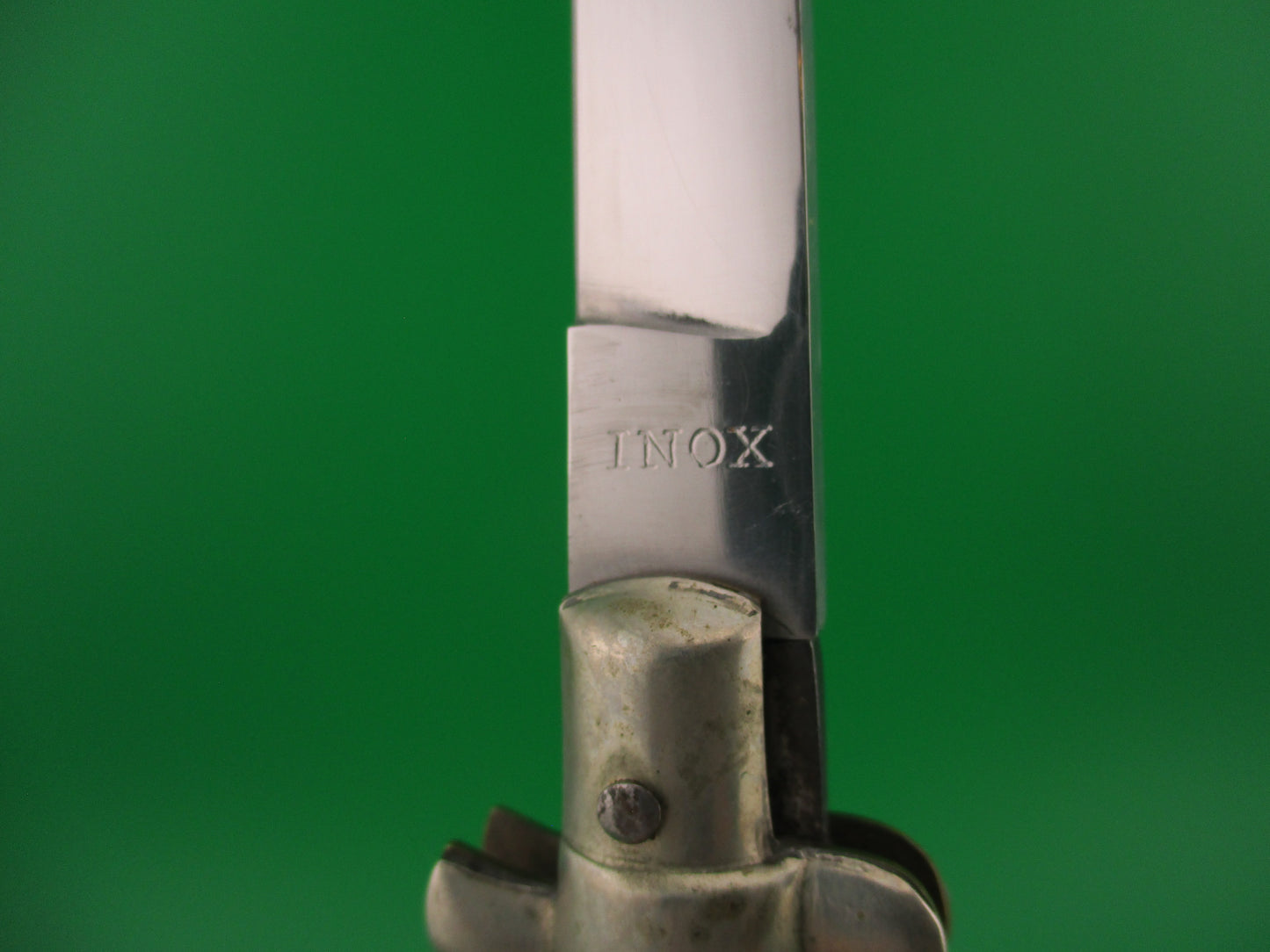 INOX PATENT 20cm Italian BOBC 1960s vintage Swedge horn automatic knife
