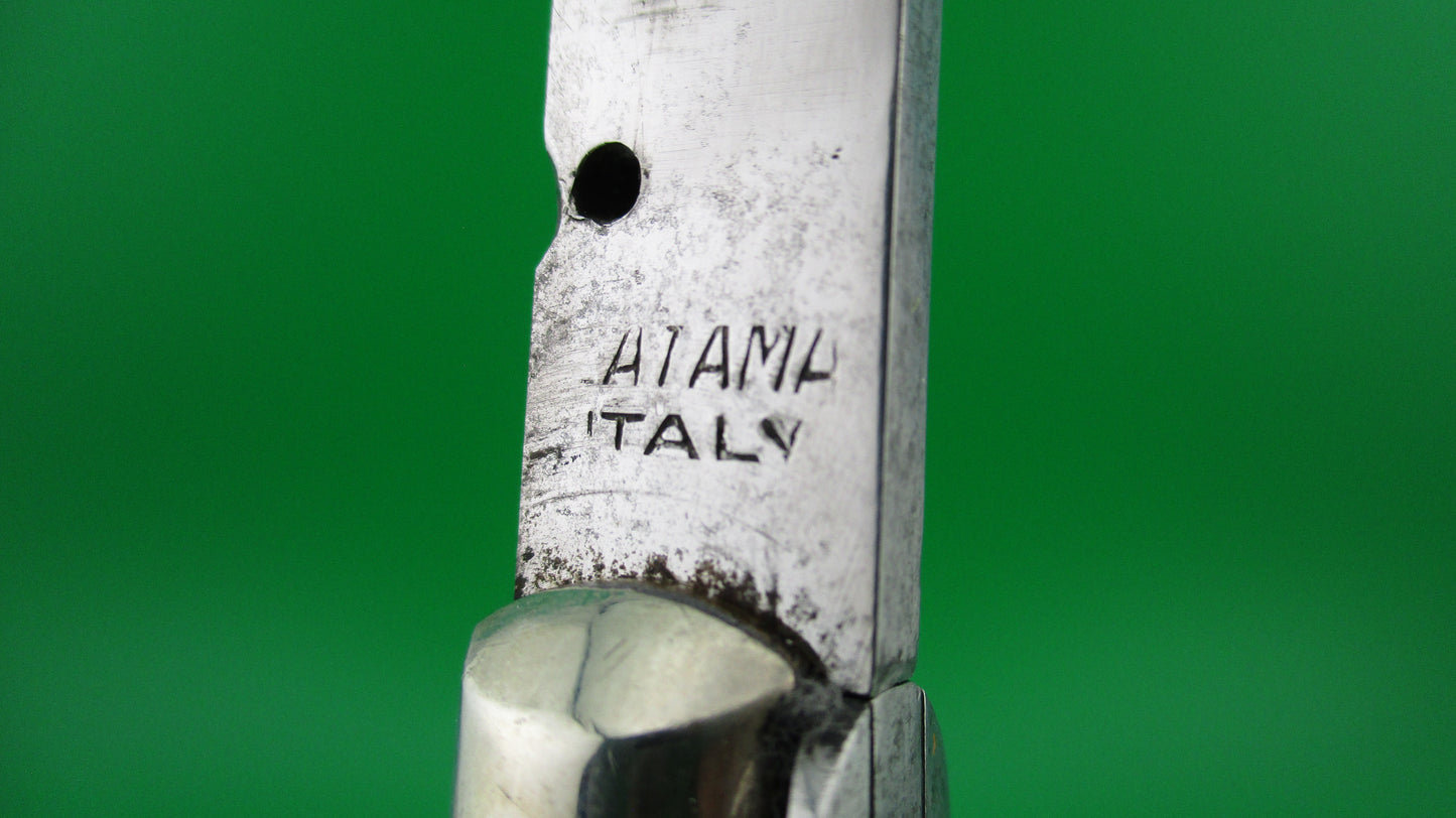 LATAMA ITALY 28cm Italian Picklock Vintage 1950s Horn Bayo automatic knife