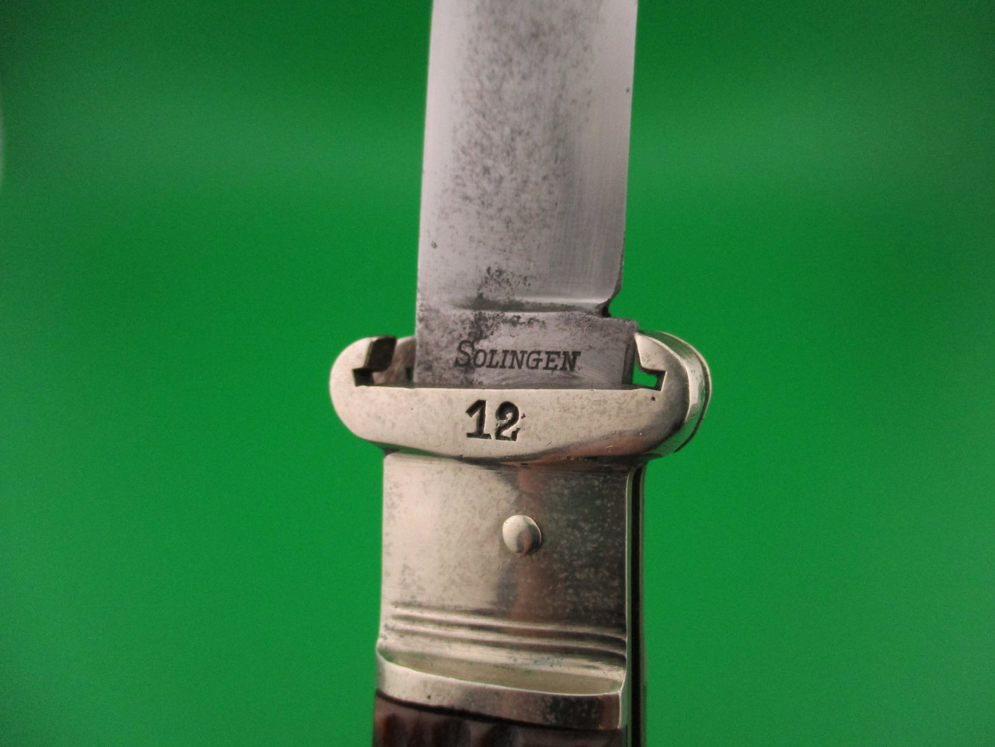 z BOKER 20cm GERMAN SHELL PULLER LEVER jigged bone vintage Johnny Cade knife