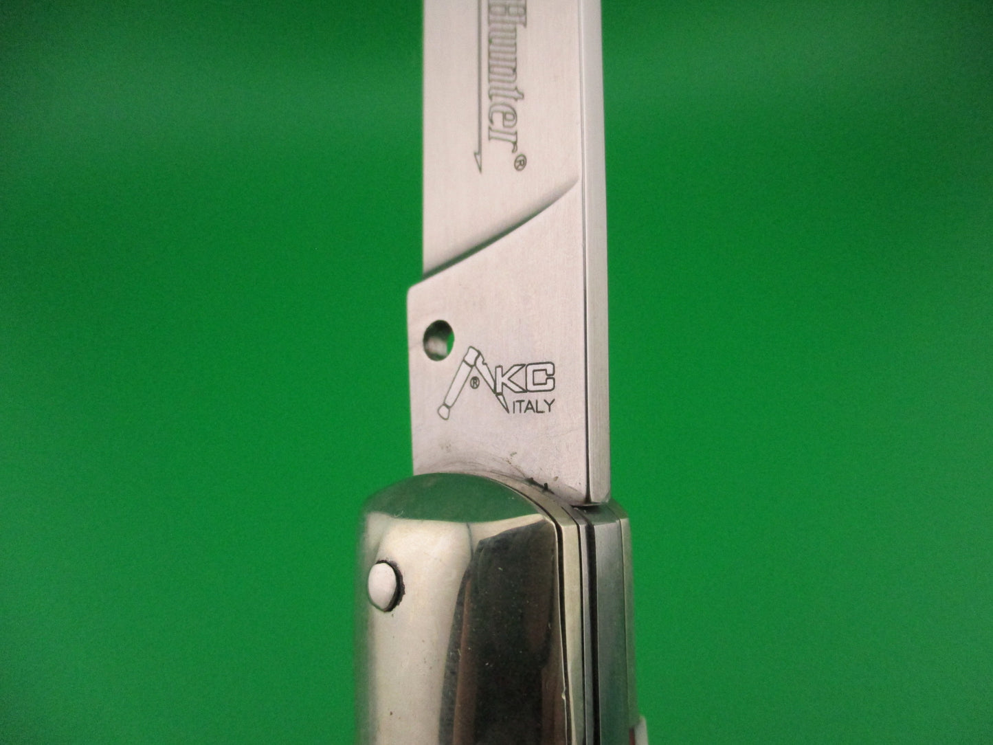 AKC ITALY Speed Hunter 18cm Italian Stag Skull automatic knife