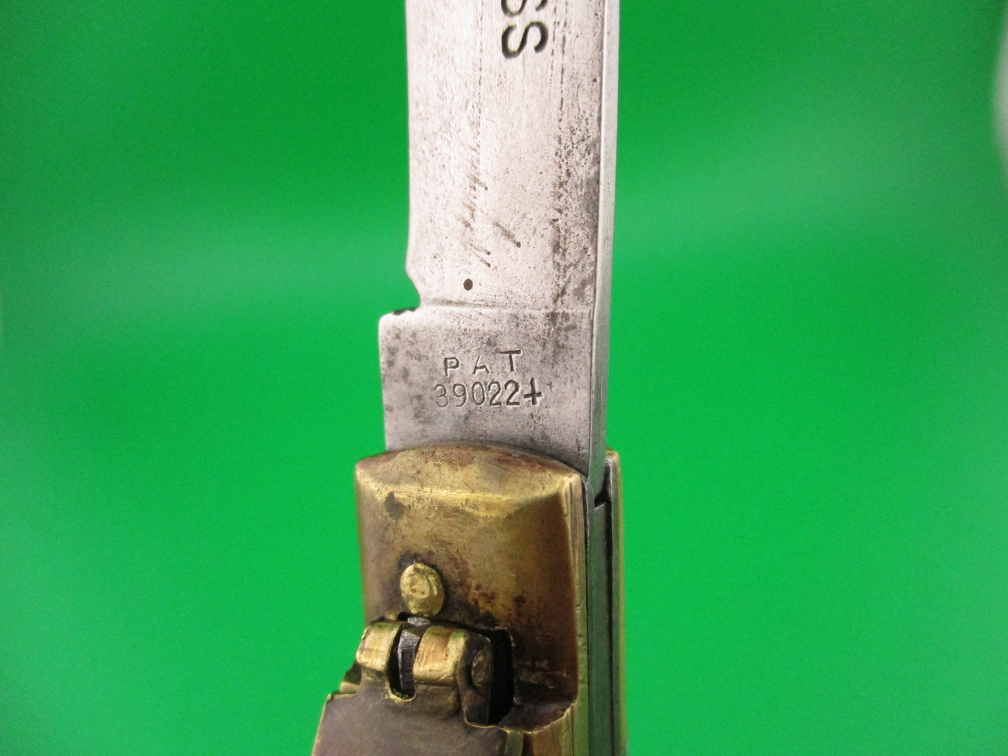 HIGF CLASS PAT 390224 16cm Japanese Purple Dragon Brass lever automatic knife