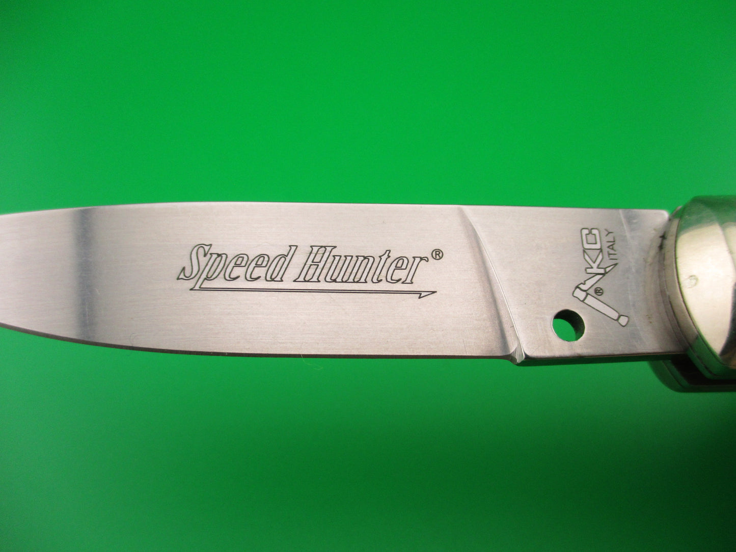 AKC ITALY Speed Hunter 18cm Italian Stag Skull automatic knife