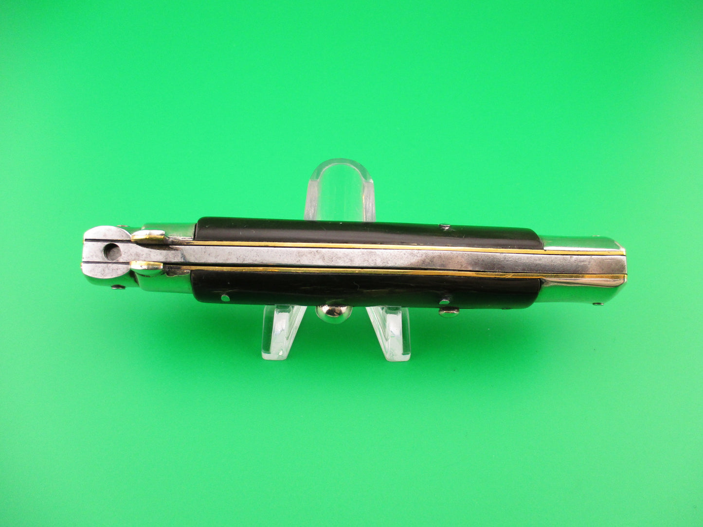 Sterile 23cm Italian Picklock Horn Bayonet Vintage 1950s automatic knife