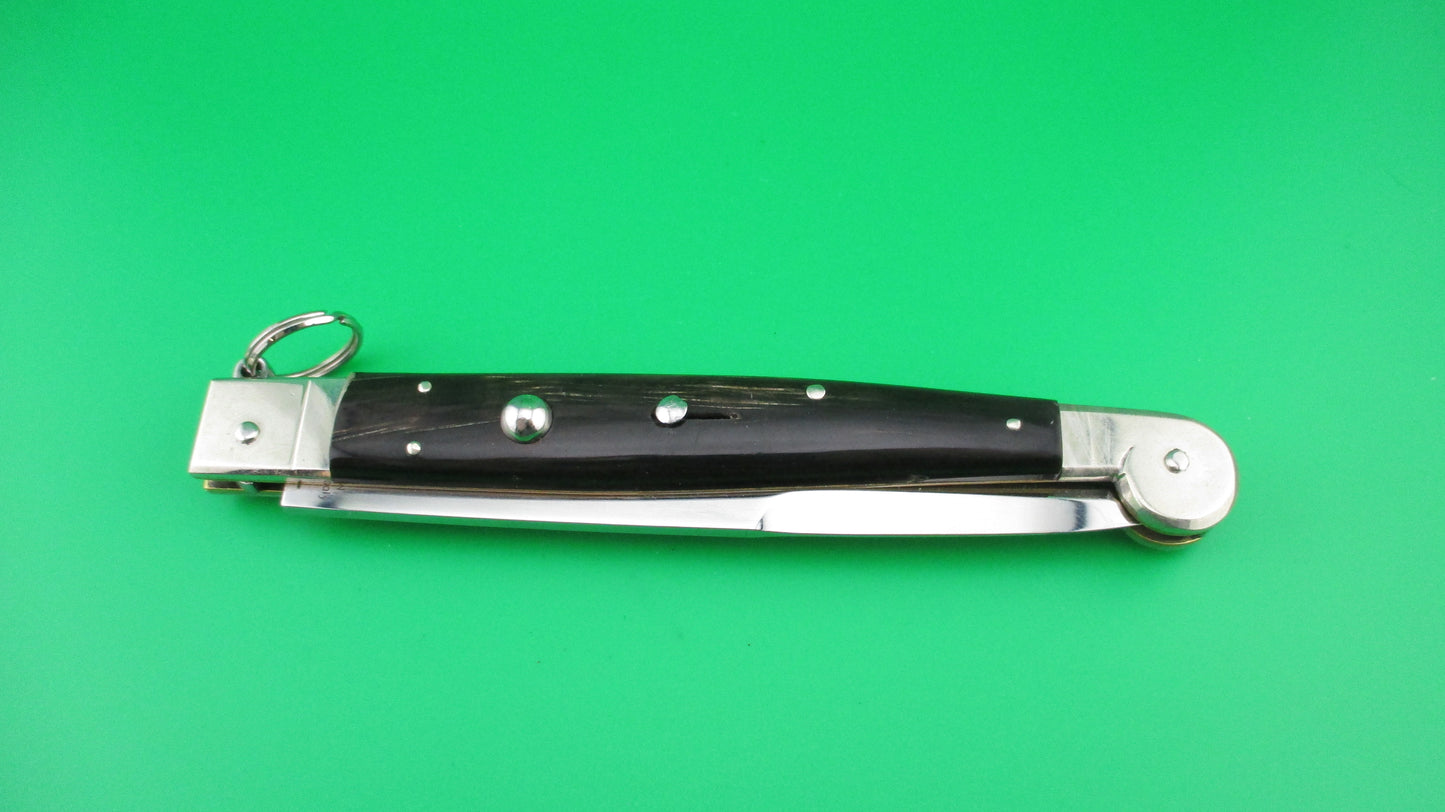 z AGA CAMPOLIN 30cm Sicilian Ring Pull Italian horn automatic knife