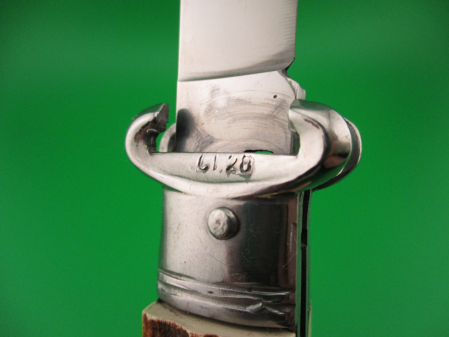 ROSTFREI MERCURY INOX MANIGO 20cm Italian Shell Puller Stag Lever Johnny Cade style switchblade
