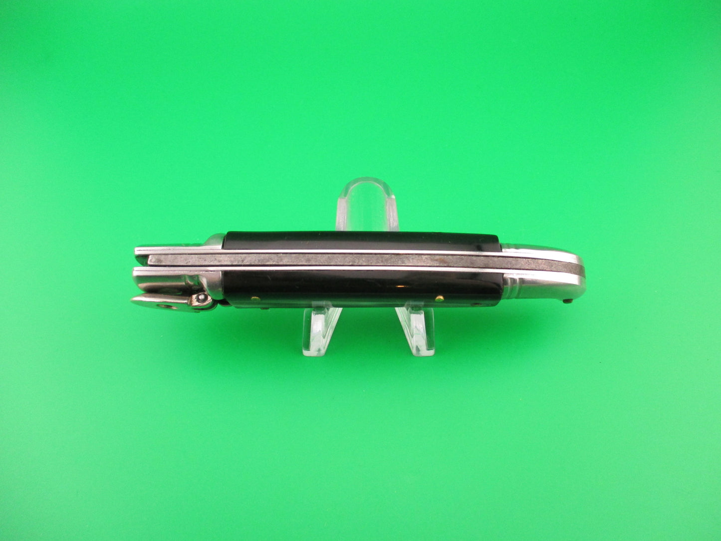 INOX 20cm Italian Birds head Lever Horn Vintage automatic knife