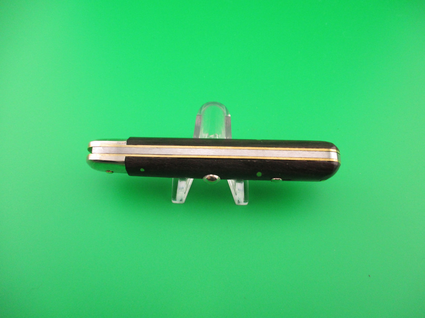 Rostfrei 20cm Italian Ebony Cigar Slip joint 1970s vintage NOS switchblade jack knife