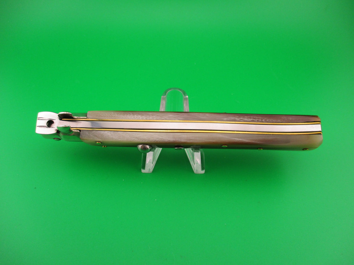 Frank B Italy 28cm Italian Fantail Swivel bolster Light horn automatic knife