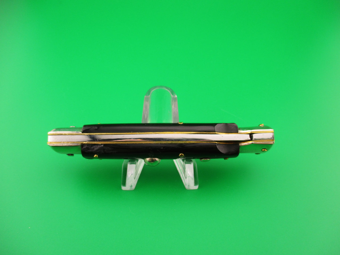 Rostfre 8 18cm Italian Horn Lockback Rare Guardless NOS automatic knife Belgian