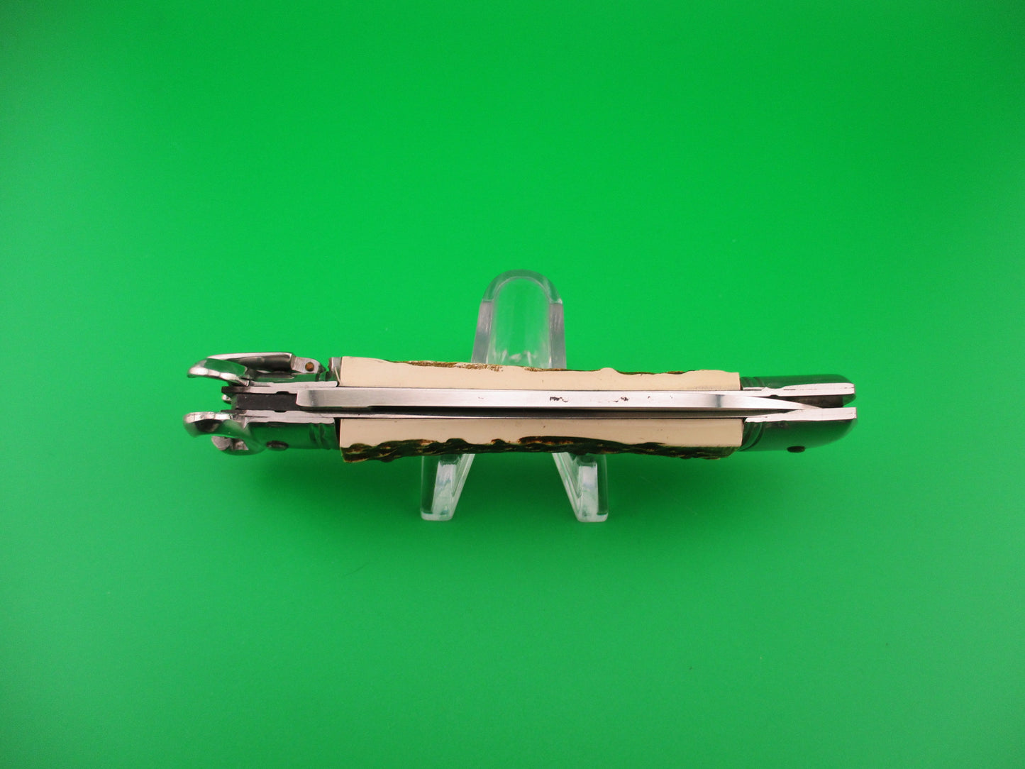 ROSTFREI MERCURY INOX MANIGO 20cm Italian Shell Puller Stag Lever Johnny Cade style switchblade
