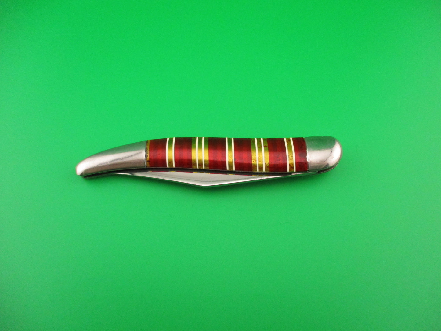 Hammer Brand Imperial Toothpick Candystripe 1950s vintage switchblade knife