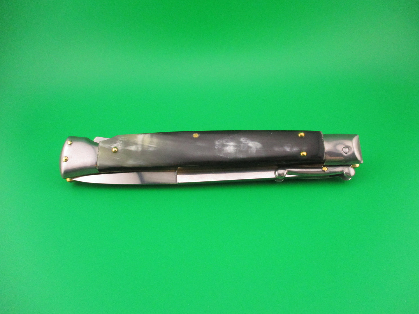 FRANK B ITALY 28cm Italian Swing Guard Brazilian horn automatic knife